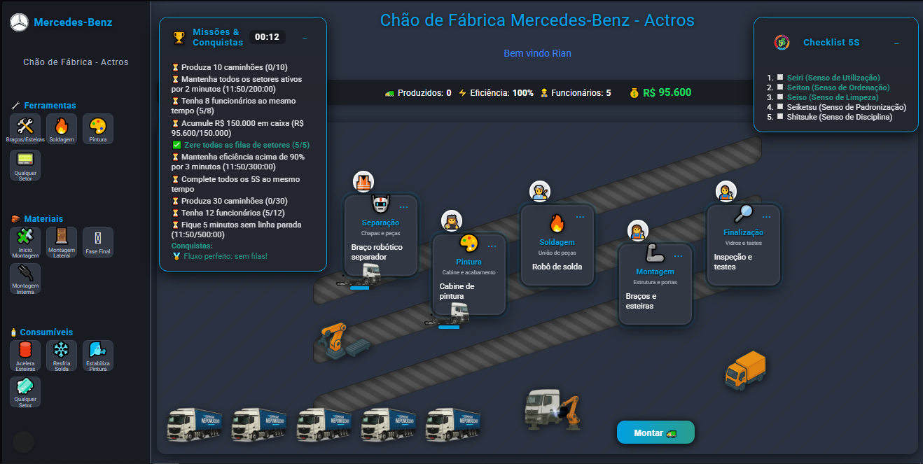 INDUSIM.4 - Aplicativo web, treinamento industrial